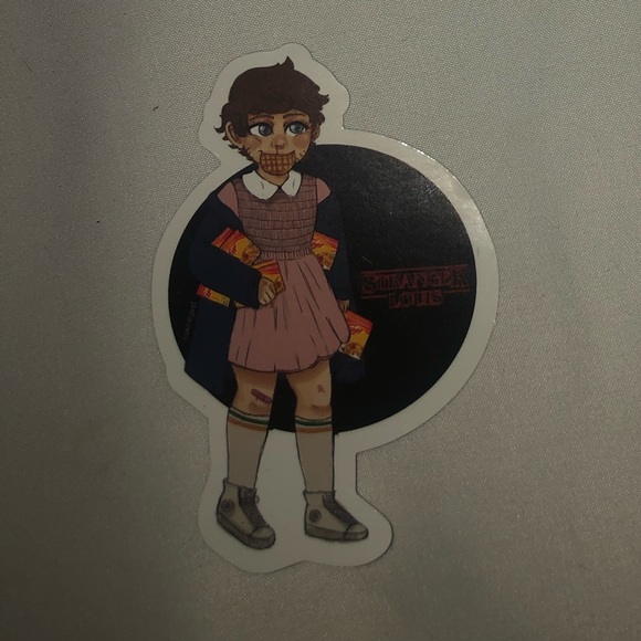 5 pc Stranger Things stickers anime edition - Picture 6 of 7
